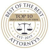 Best of the Best Attorneys Top 10 2020 Family Law Firm Badge